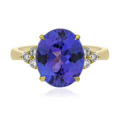 Anillo en oro con Tanzanita AAA (CIRARI)