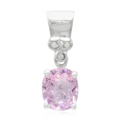 Colgante en plata con Turmalina cuprífera rosa