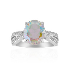 Anillo en plata con Cuarzo Rayo de luna