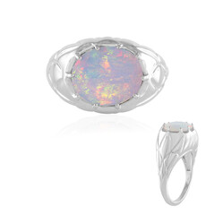 Anillo en plata con Ópalo de Welo (de Melo)