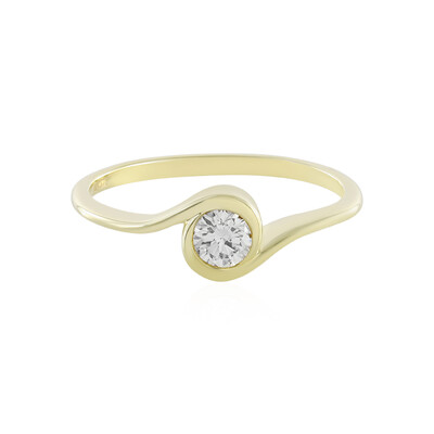 Anillo en oro con Diamante limpio a lupa F (LUCENT DIAMONDS)