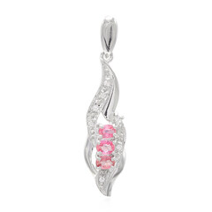 Colgante en plata con Zafiro Padparadscha