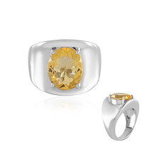 Anillo en plata con Citrino