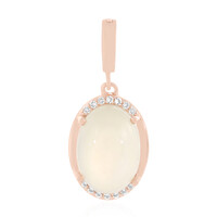 Colgante en plata con Piedra de Luna blanca