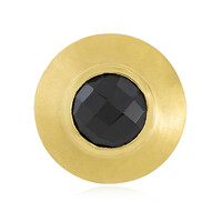 Colgante en plata con Espinela negra