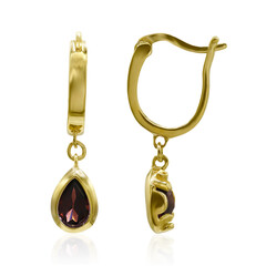 Pendientes en plata con Granate