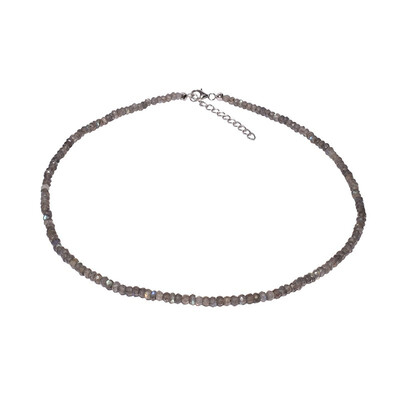 Collar en plata con Labradorita