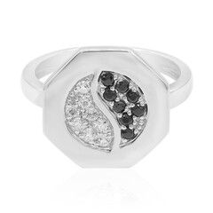 Anillo en plata con Topacio blanco
