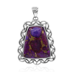 Colgante en plata con Turquesa púrpura del Mohave Kingman (Art of Nature)