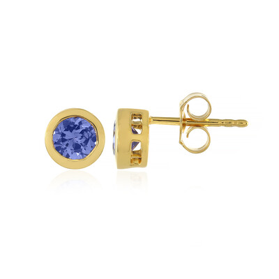 Pendientes en plata con Tanzanita