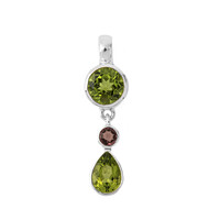 Colgante en plata con Peridoto