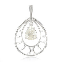 Colgante en plata con Turmalina cuprífera