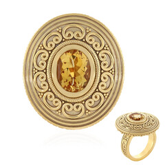 Anillo en plata con Citrino (Memories by Vincent)