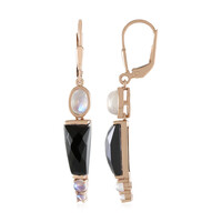 Pendientes en plata con Espinela negra (KM by Juwelo)