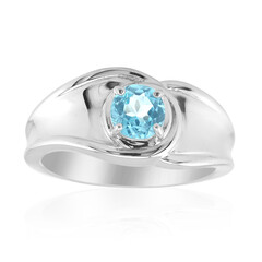Anillo en plata con Apatita azul (Pallanova)