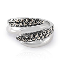 Anillo en plata con Marcasita
