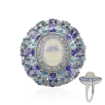 Anillo en plata con Ópalo de Welo