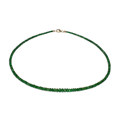 Collar en oro con Tsavorita