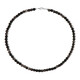 Collar en plata con Obsidiana plateada