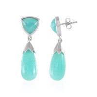 Pendientes en plata con Amazonita