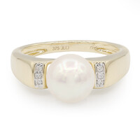 Anillo en oro con Perla de Akoya (TPC)