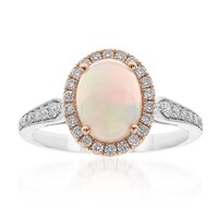 Anillo en oro con Ópalo Welo AAA (CIRARI)
