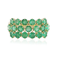 Anillo en oro con Esmeralda de Zambia (de Melo)