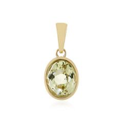 Colgante en oro con Cuncita amarillo canario