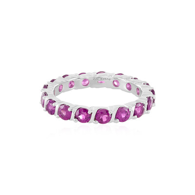 Anillo en plata con Rodolita