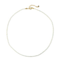 Collar en plata con Topacio blanco