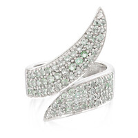 Anillo en plata con Turmalina Paraíba