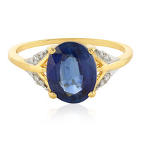 Anillo en oro con Cianita (Odyssey by Hannah)