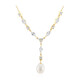 Collar en plata con Perla blanca Freshwater
