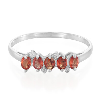 Anillo en plata con Rubí de Tanzania