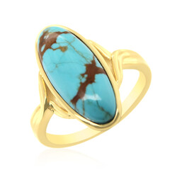 Anillo en plata con Turquesa de la mina 8 (Anne Bever)