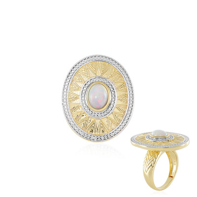 Anillo en plata con Ópalo de Welo