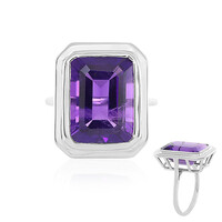 Anillo en plata con Amatista de Siberia