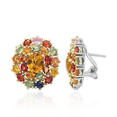 Pendientes en plata con Citrino (Dallas Prince Designs)