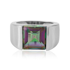 Anillo en plata con Cuarzo místico
