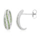 Pendientes en plata con Diamante fantasía