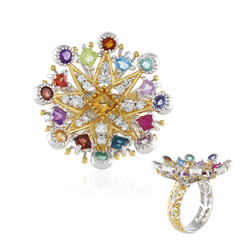Anillo en plata con Citrino (Gems en Vogue)