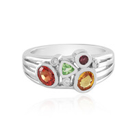 Anillo en plata con Zafiro Crepúsculo (Adela Silber)