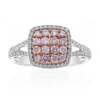 Anillo en oro con Diamante rosa I1 (CIRARI)