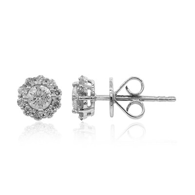 Pendientes en oro con Diamante I1 (H)  (CIRARI)