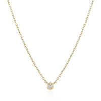 Collar en oro con Diamante FL (G)