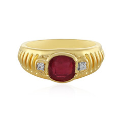 Anillo en plata con Rubí de Madagascar