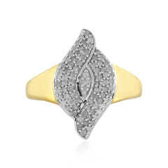 Anillo en plata con Diamante I4 (J)