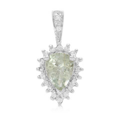 Colgante en plata con Turmalina cuprífera