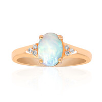 Anillo en oro con Ópalo Welo AAA