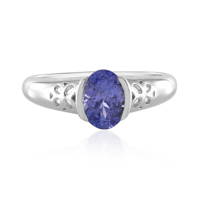 Anillo en plata con Tanzanita (Adela Silber)
